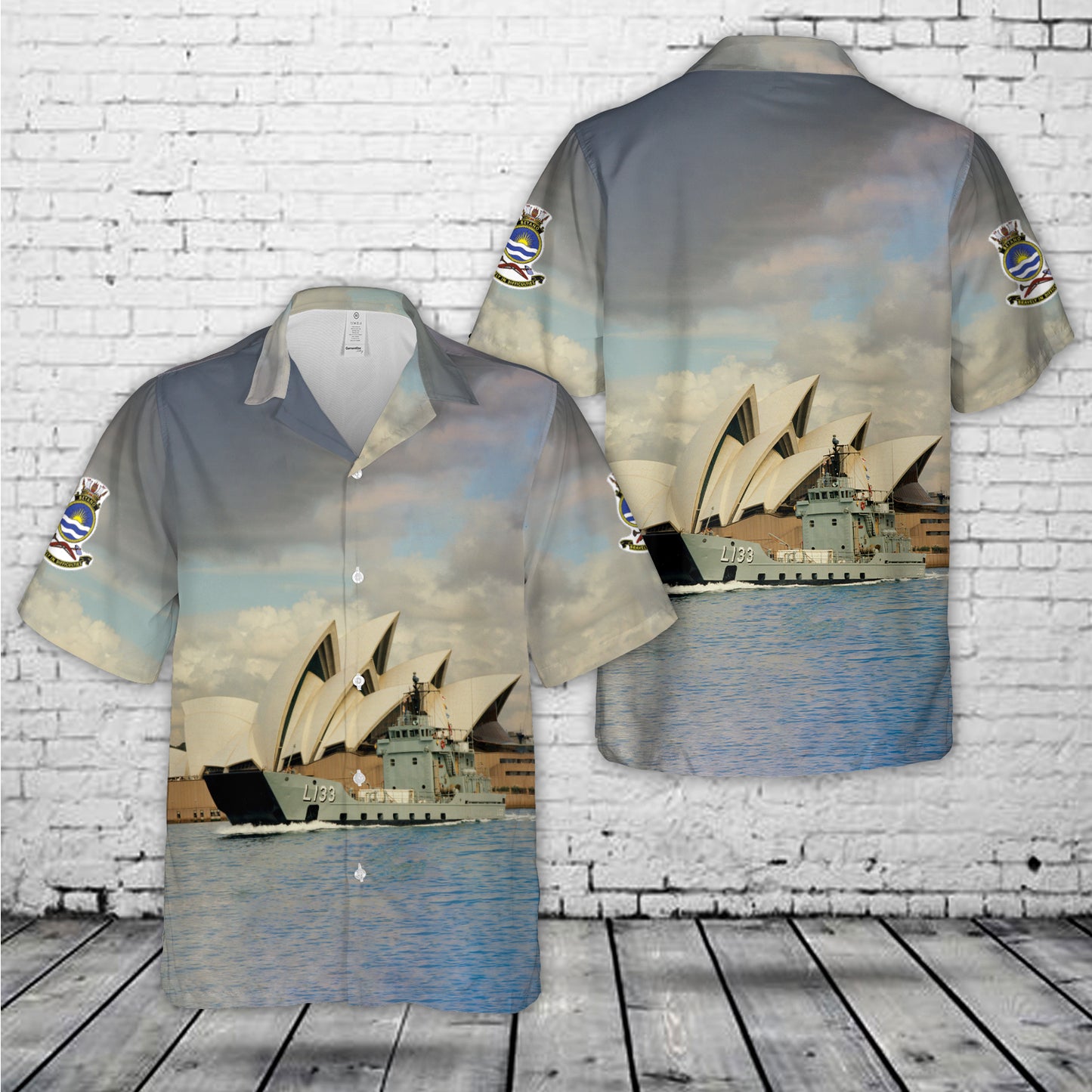 Royal Australian Navy HMAS Betano (L 133) Hawaiian Shirt