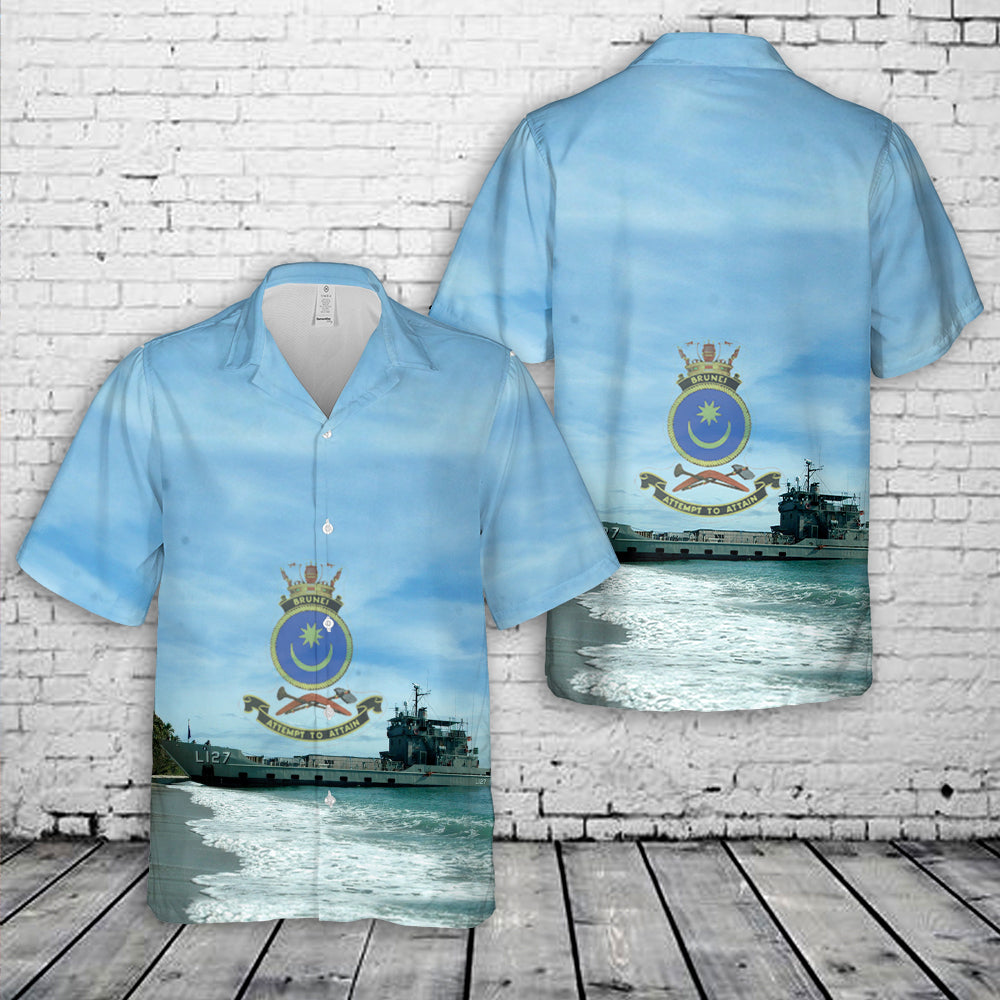 Royal Australian Navy HMAS Brunei (L127) Hawaiian Shirt