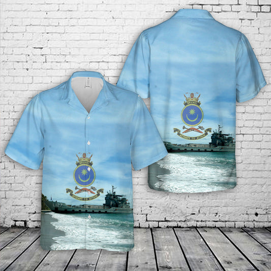 Royal Australian Navy HMAS Brunei (L127) Hawaiian Shirt