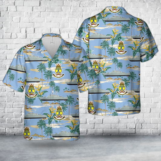 Royal Australian Navy HMAS Launceston (FCPB 207) Fremantle-class patrol boat Hawaiian Shirt
