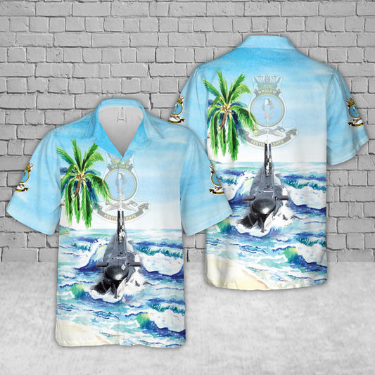 Royal Australian Navy HMAS Onslow (SS 60/SSG 60) Hawaiian Shirt