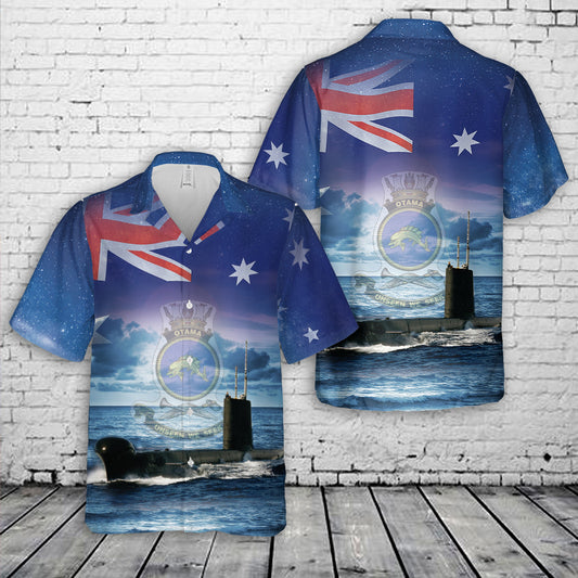 Royal Australian Navy HMAS Otama (SS 62/SSG 62) Hawaiian Shirt