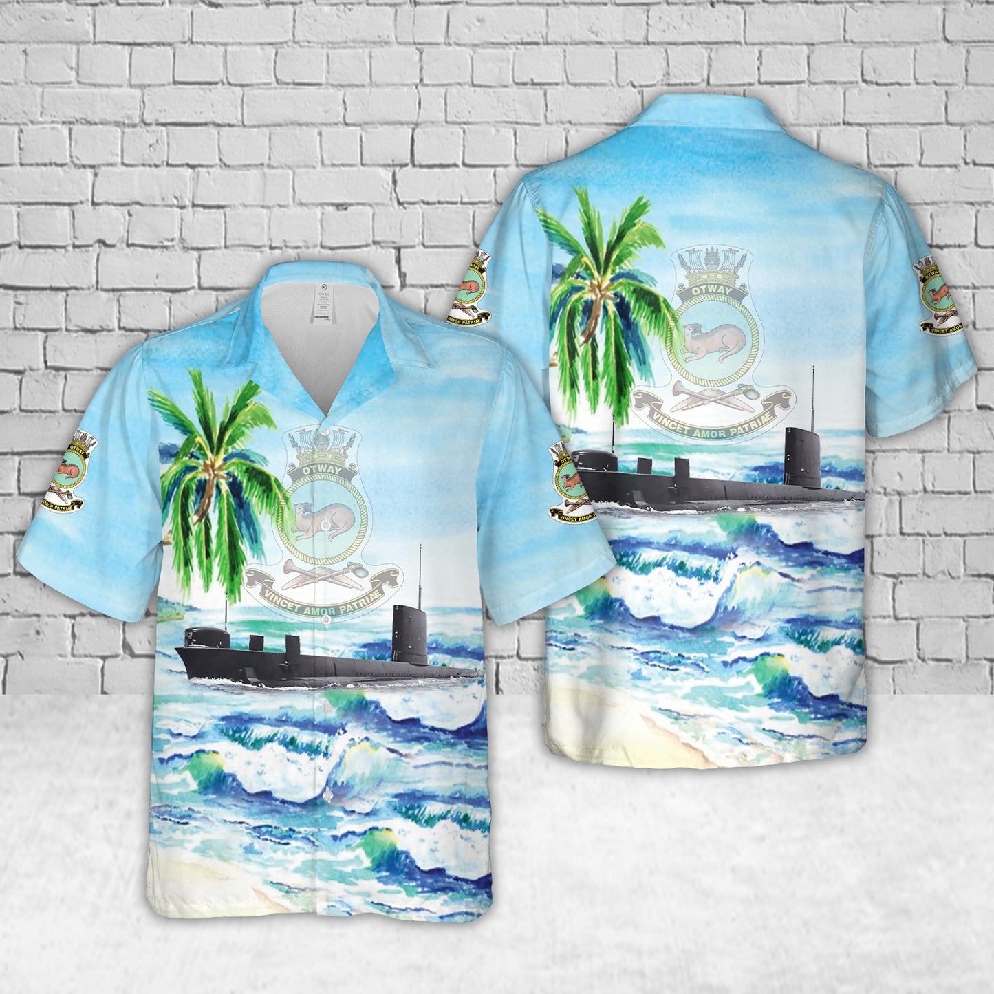 Royal Australian Navy HMAS Otway (S 59) Hawaiian Shirt
