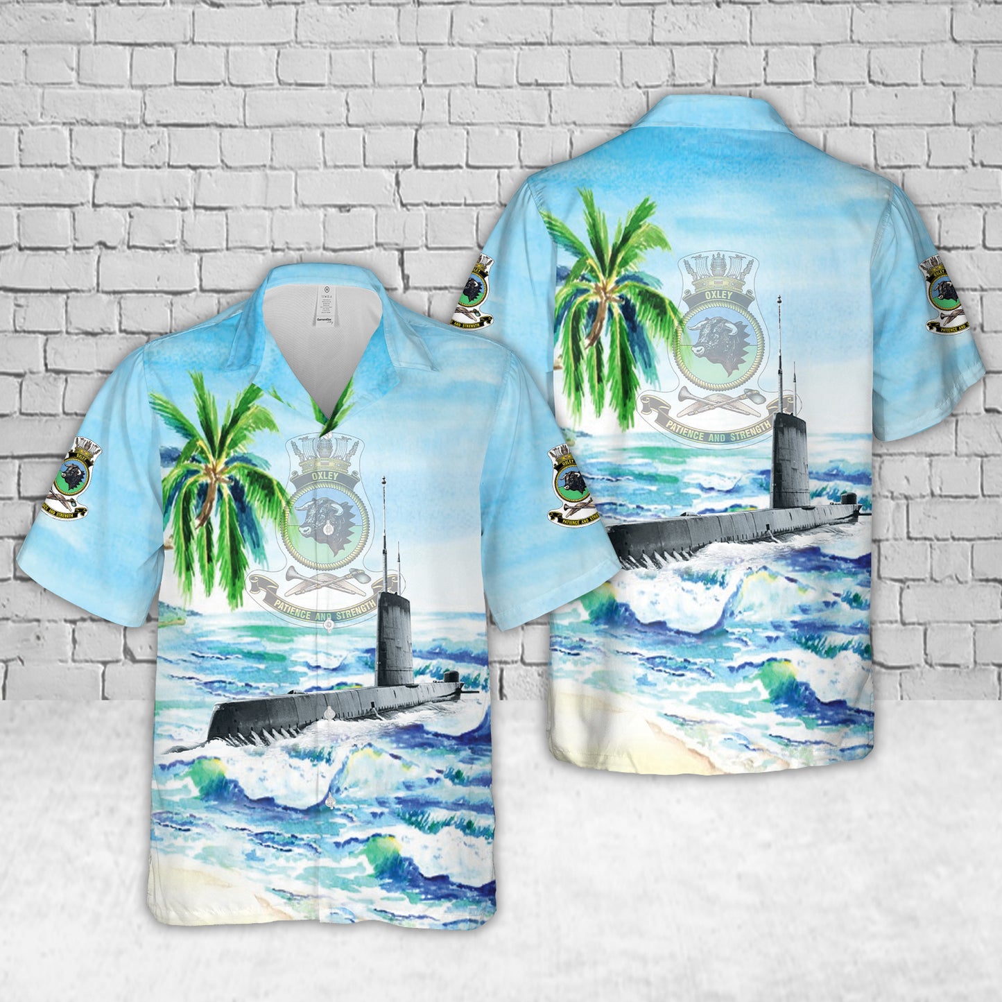 Royal Australian Navy HMAS Oxley (S 57) Hawaiian Shirt