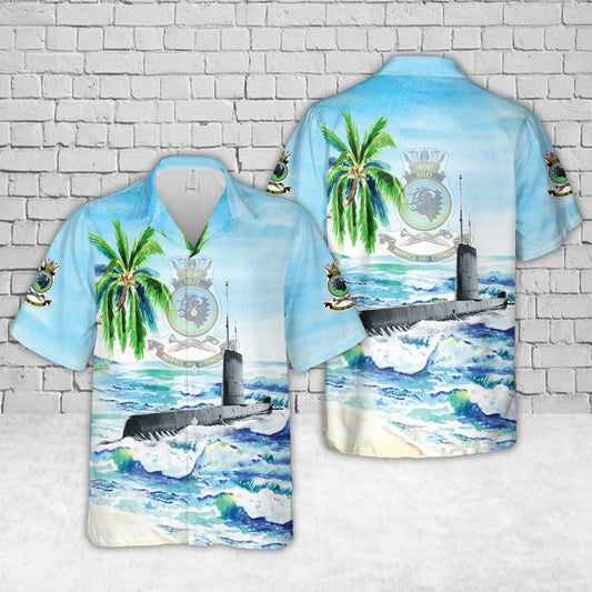 Royal Australian Navy HMAS Oxley (S 57) Hawaiian Shirt