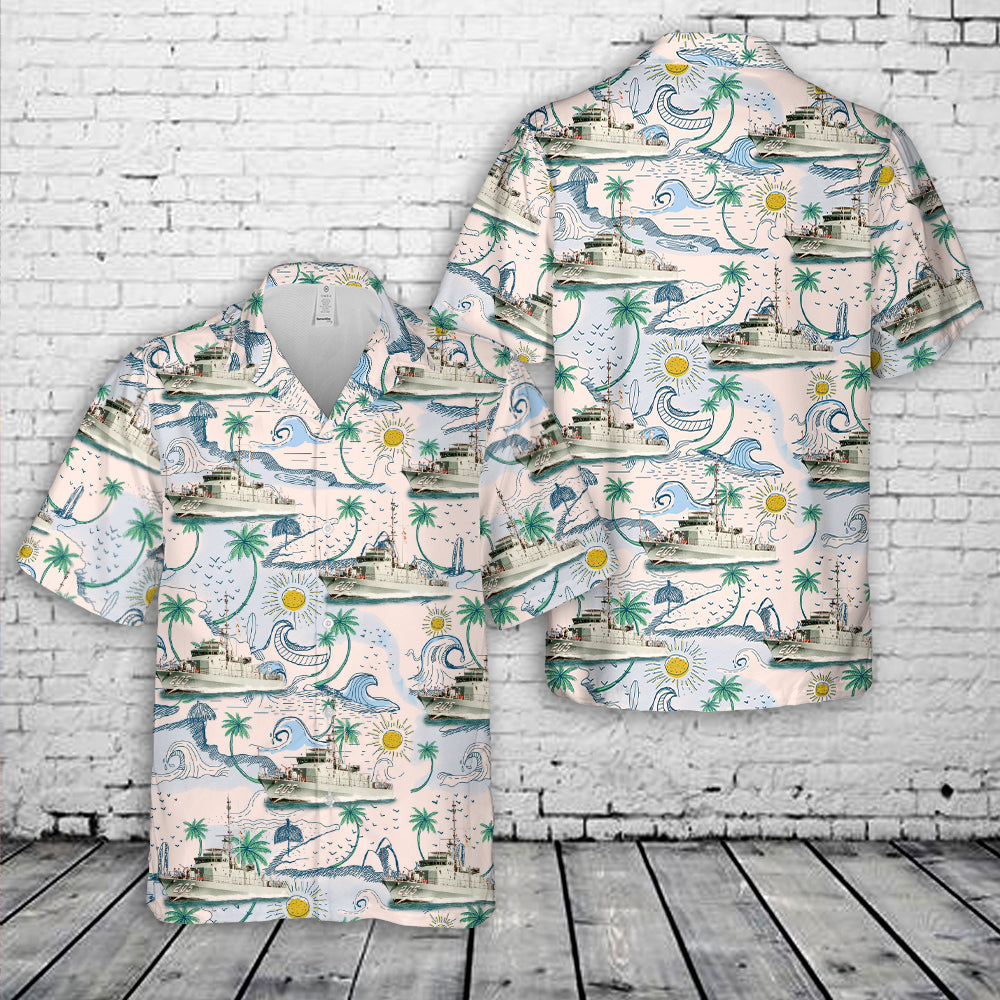 Royal Australian Navy HMAS Townsville (FCPB 205) Hawaiian Shirt