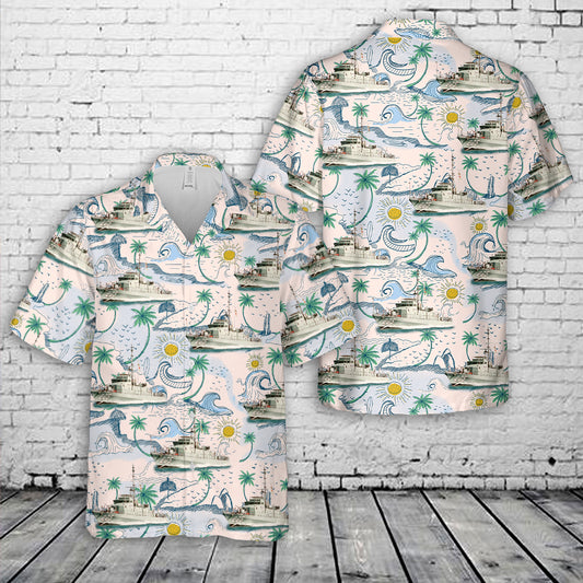 Royal Australian Navy HMAS Townsville (FCPB 205) Hawaiian Shirt