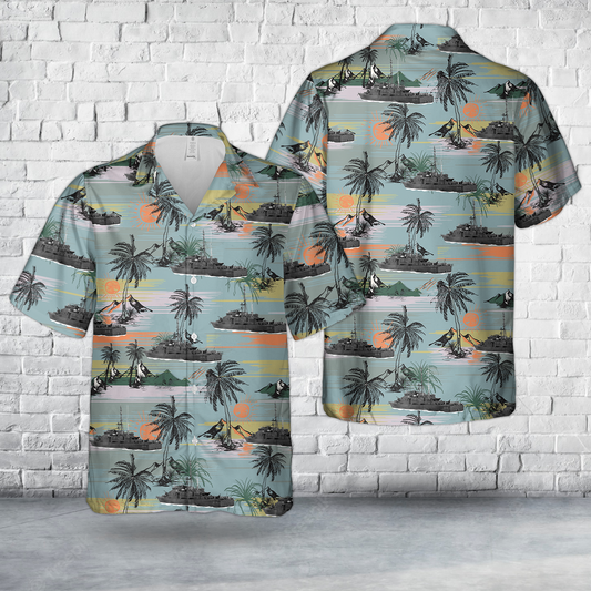 Royal Australian Navy HMAS Whyalla (FCPB 208) Fremantle-class patrol boat Hawaiian Shirt