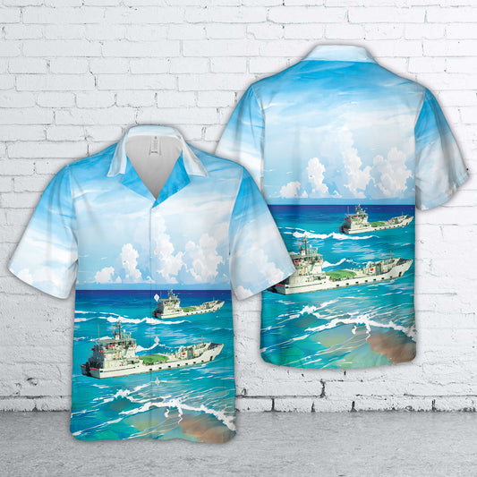 Royal Australian Navy boat L130 HMAS Wewak Hawaiian Shirt