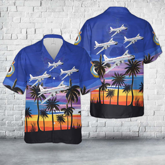 Royal Canadian Air Force 404 Long Range Patrol and Training Squadron CP-107 Argus Hawaiian Shirt