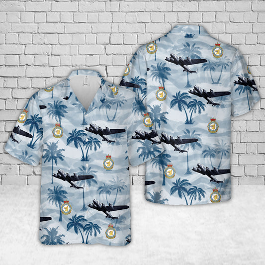 Royal Canadian Air Force 424 Transport and Rescue Squadron Avro Lancaster Hawaiian Shirt