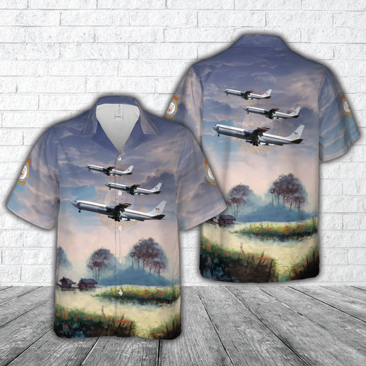 Royal Canadian Air Force 437 Transport Squadron Boeing CC-137 (Boeing 707) Hawaiian Shirt