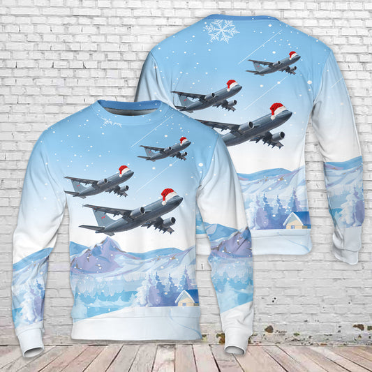 Royal Canadian Air Force Airbus 310 Christmas Sweater