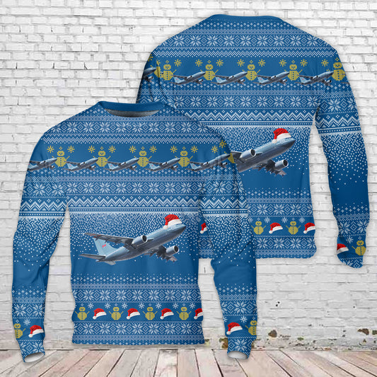 Royal Canadian Air Force Airbus 310 Christmas Sweater