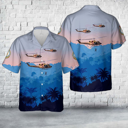 Royal Canadian Air Force Bell CH-135 Twin Huey (212) 424 Tiger Squadron (rescue squadron) Hawaiian Shirt
