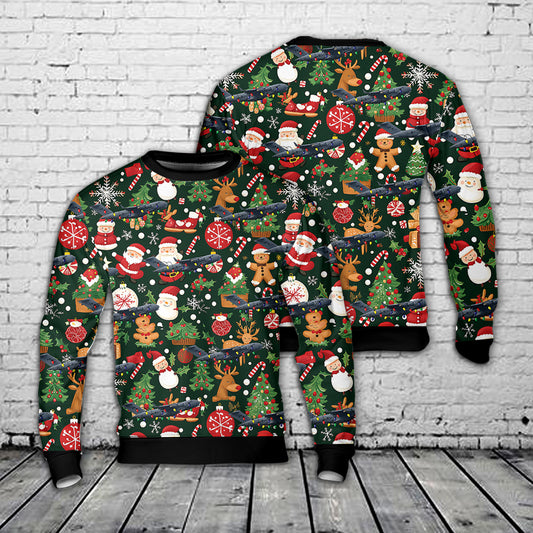 Royal Canadian Air Force CC-177 177705 Christmas AOP Sweater