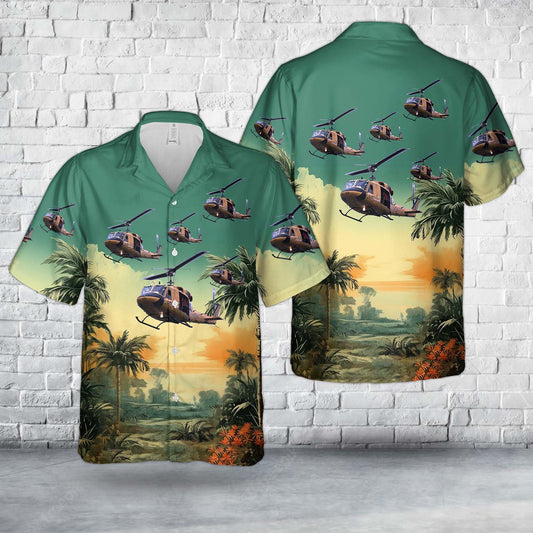 Royal Canadian Air Force CH-135 Twin Huey Hawaiian Shirt