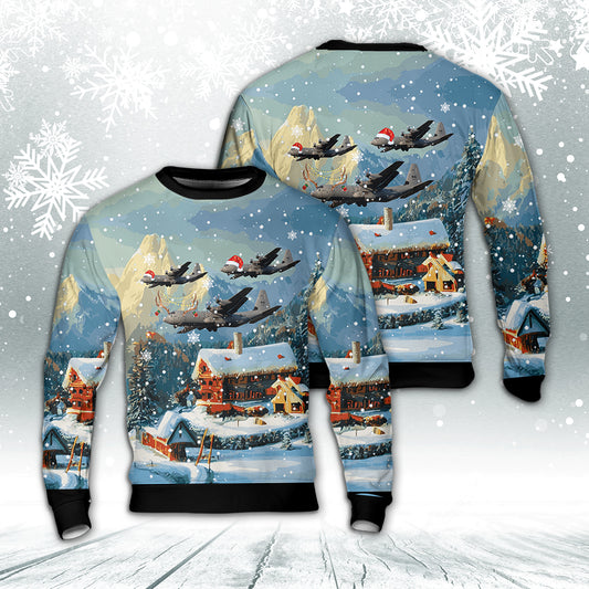 Royal Canadian Air Force Lockheed Martin CC-130J-30 Hercules (L-382) Christmas Sweater