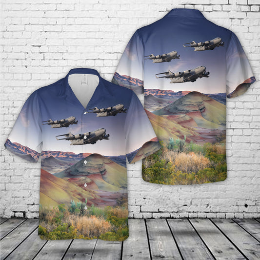 Royal Canadian Air Force (RCAF) Boeing CC-177 Globemaster III Hawaiian Shirt