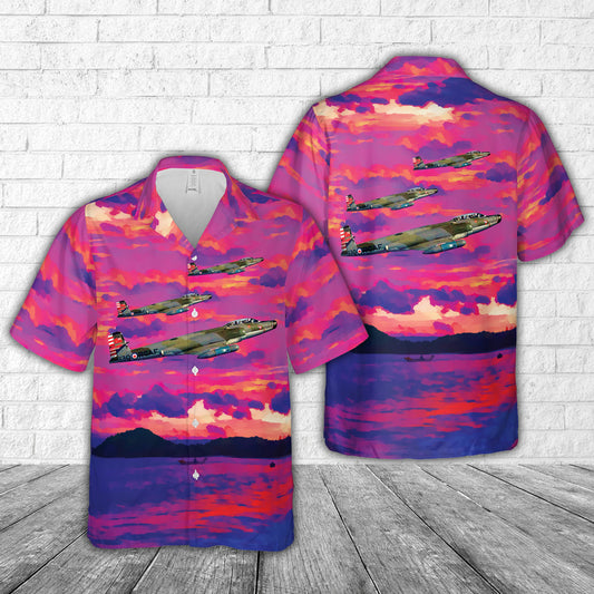 Royal Canadian Air Force (RCAF) Mk. 4B CF-100s of No. 423 Squadron Hawaiian Shirt