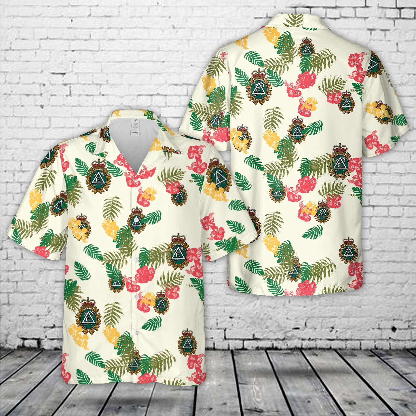 Royal Canadian Dental Corps Hawaiian Shirt