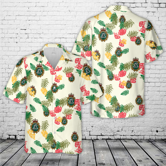 Royal Canadian Dental Corps Hawaiian Shirt
