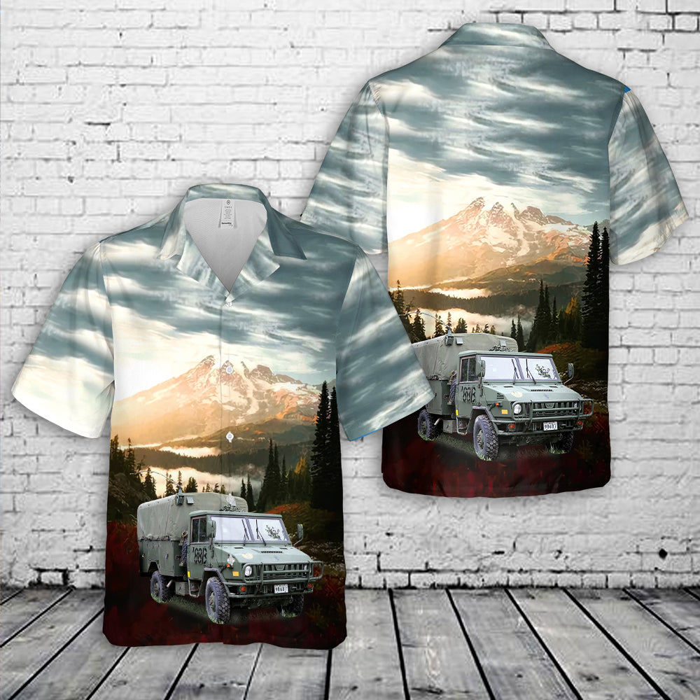 Royal Canadian Electrical Mechanical Engineers LSVW MRT Hawaiian Shirt