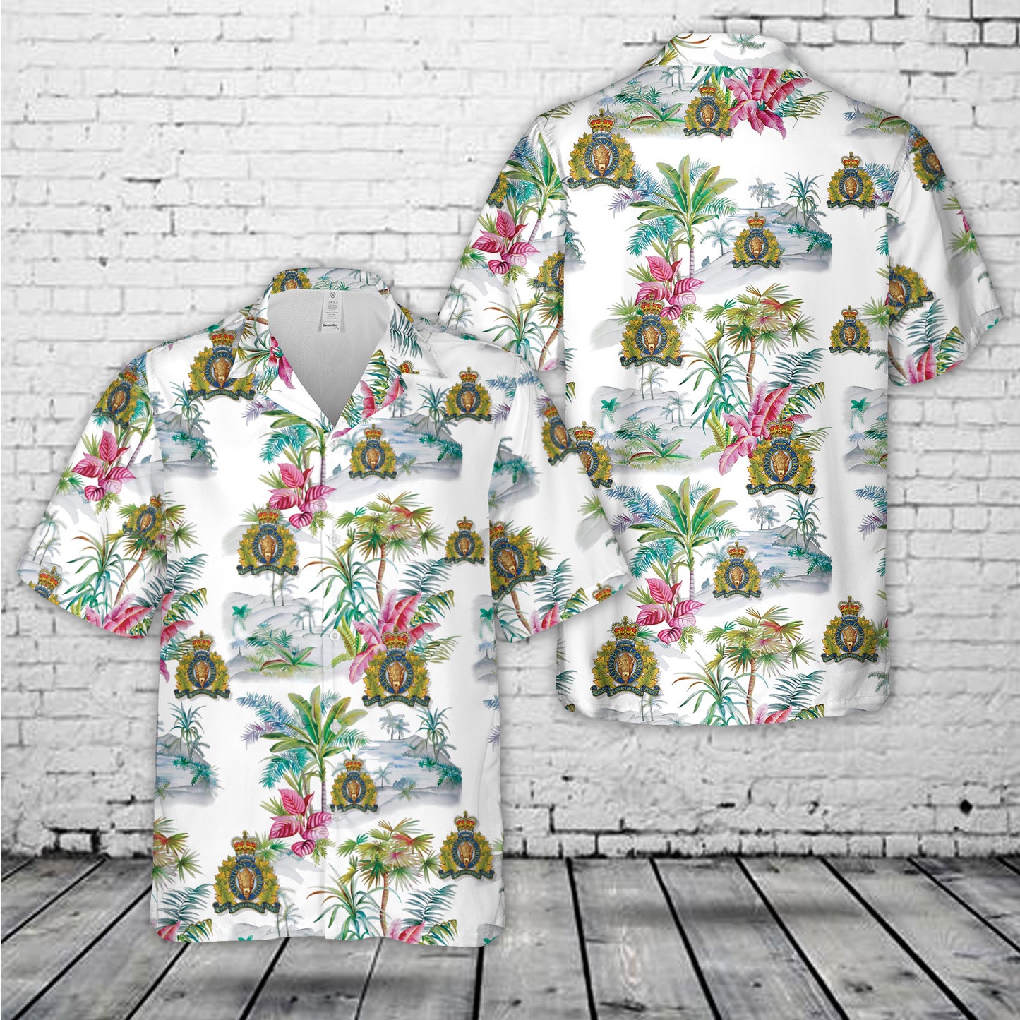 Royal Canadian Mounted Police Hawaiian Shirt