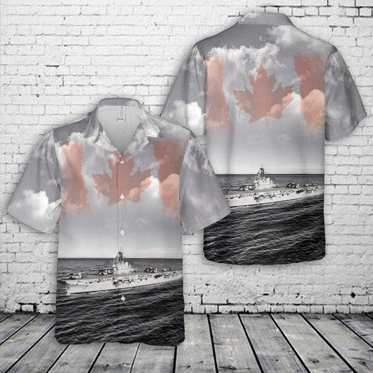 Royal Canadian Navy HMCS Bonaventure Hawaiian Shirt