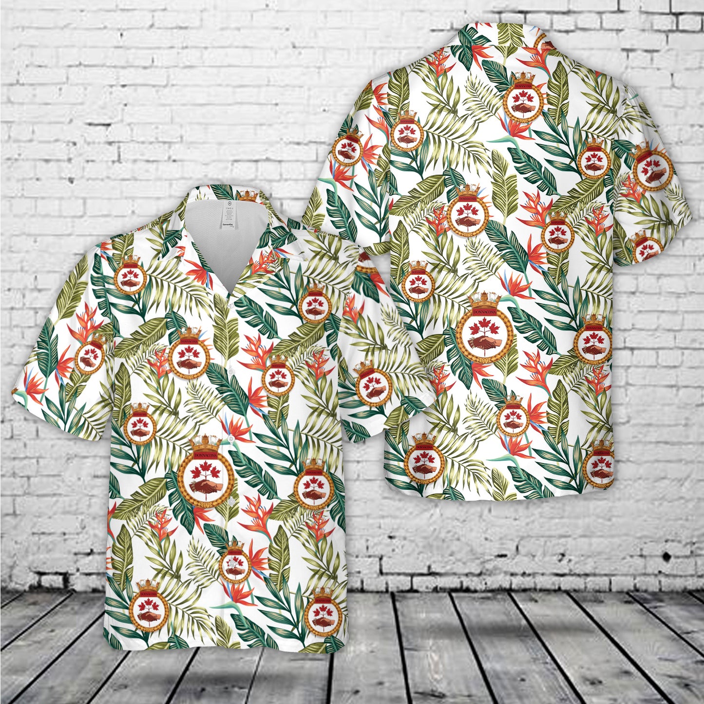 Royal Canadian Navy HMCS Donnacona Hawaiian Shirt