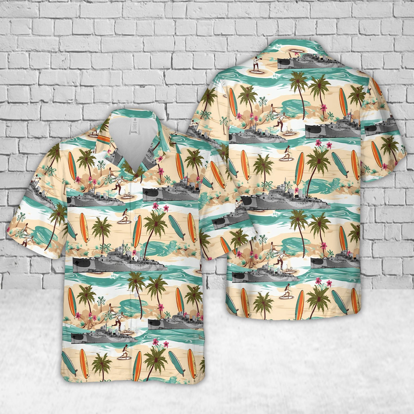 Royal Canadian Navy HMCS Prince Robert Hawaiian Shirt