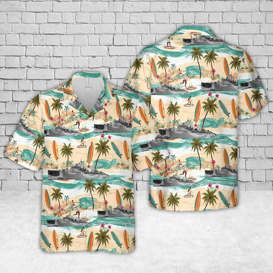 Royal Canadian Navy HMCS Prince Robert Hawaiian Shirt