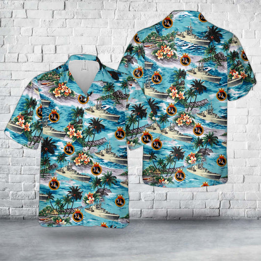 Royal Canadian Navy HMCS Saguenay (DDH 206) Hawaiian Shirt