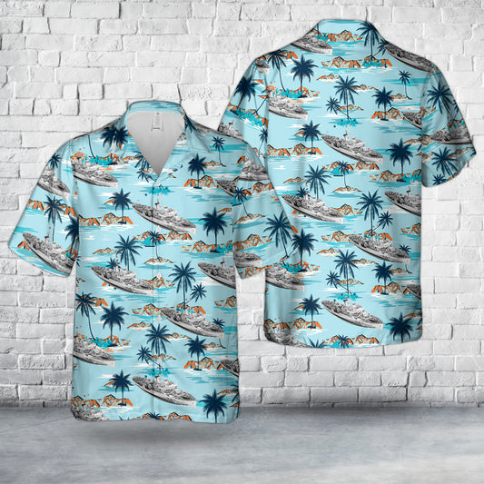 Royal Canadian Navy HMCS Snowberry (K166) Flower class corvette Hawaiian Shirt