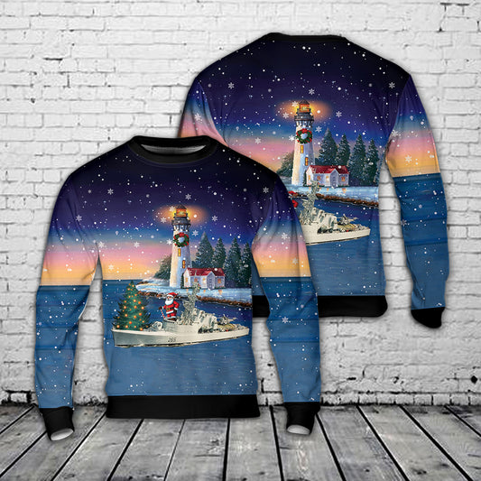 Royal Canadian Navy RCN HMCS Annapolis (DDH 265) Annapolis-class Destroyer Christmas Sweater