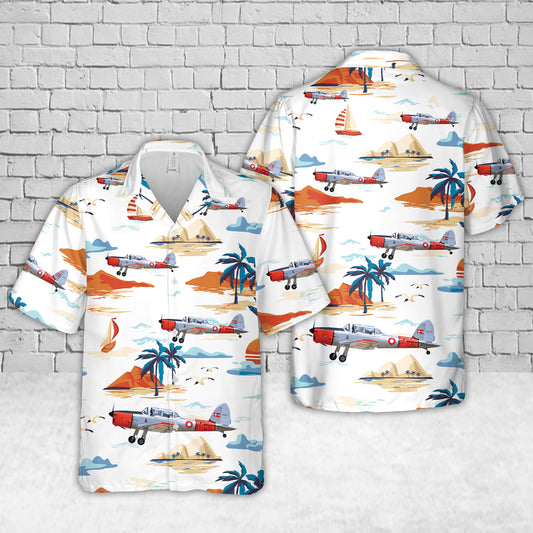 Royal Danish Air Force DHC-1 P-126 Demonstration Hawaiian Shirt