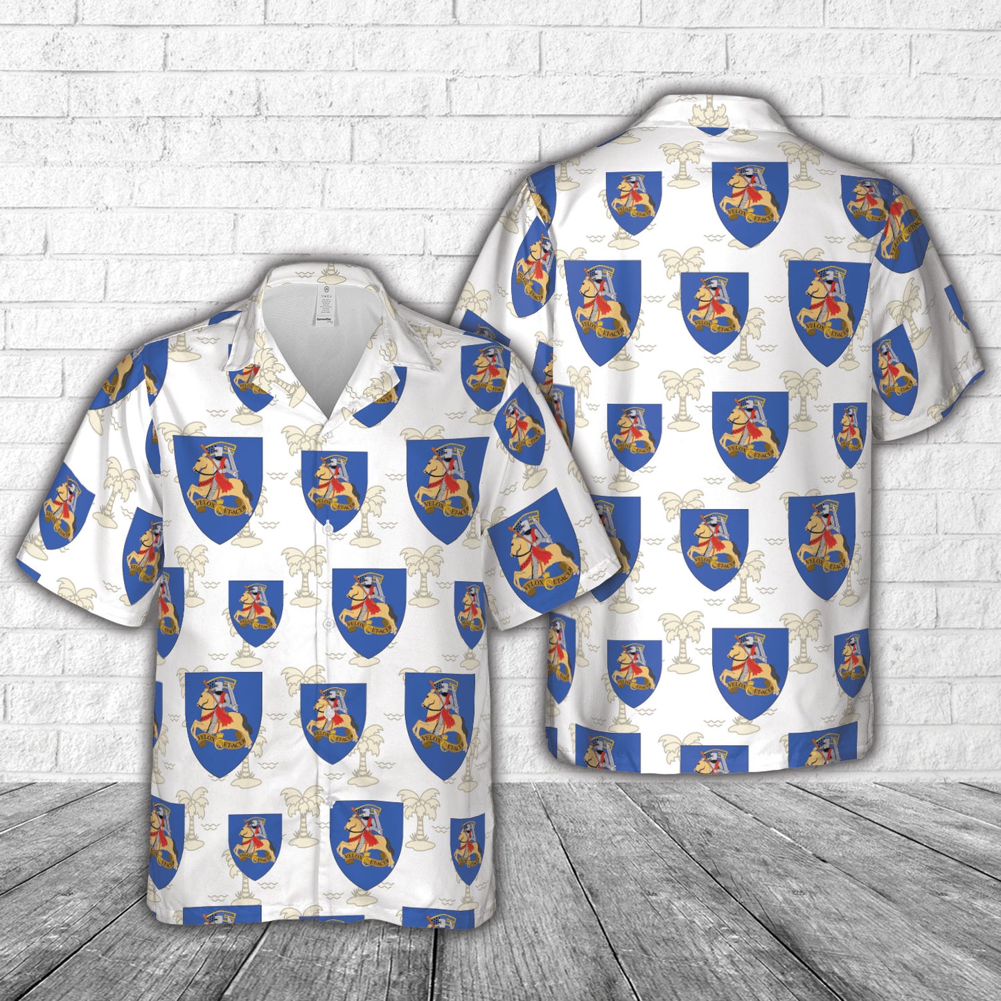 Royal Danish Army Danish Division DDIV (Danske Division) Hawaiian Shirt