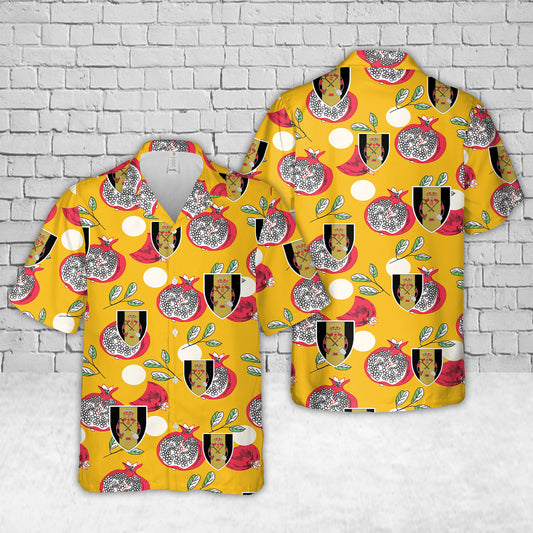Royal Danish Army Engineer Regiment (Ingeniørregimentet) Hawaiian Shirt