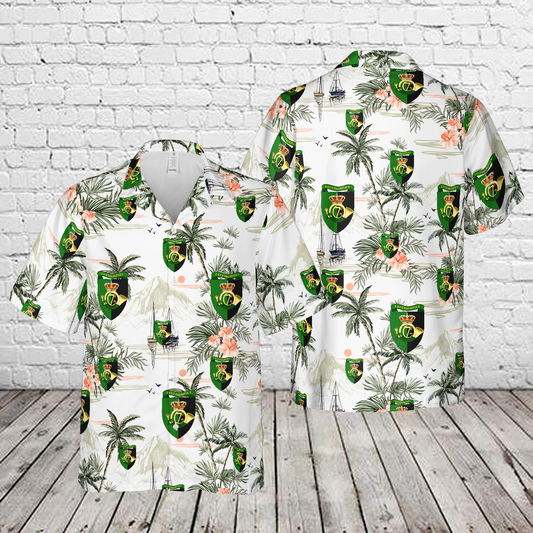 Royal Danish Army Jaeger Corps Special Forces Hawaiian Shirt