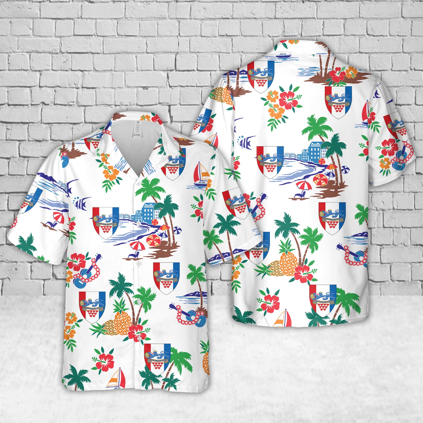 Royal Danish Army, Jutland Dragoon Regiment Hawaiian Shirt