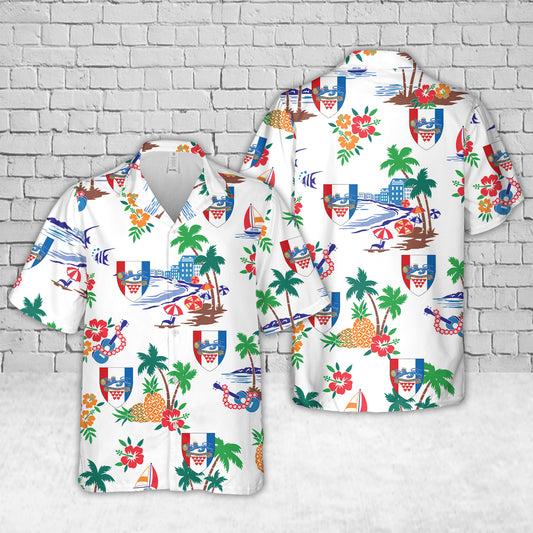 Royal Danish Army, Jutland Dragoon Regiment Hawaiian Shirt