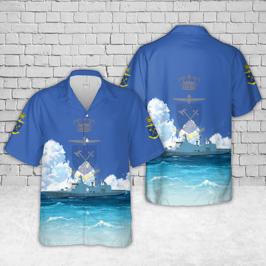 Royal Danish Navy HDMS Absalon (F341) Hawaiian Shirt