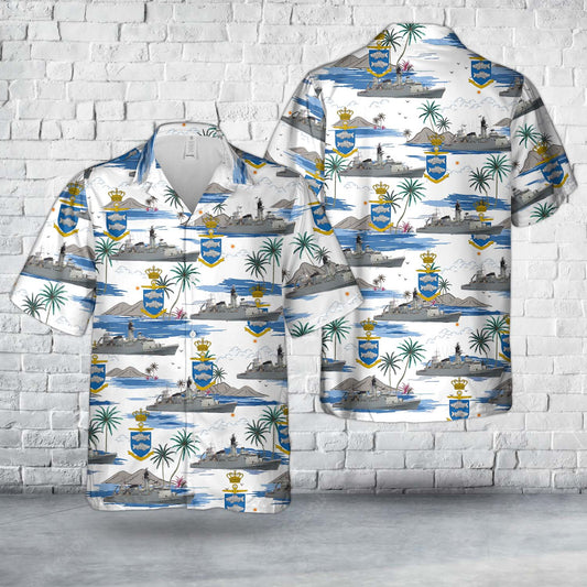 Royal Danish Navy HDMS Olfert Fischer (F355) Hawaiian Shirt