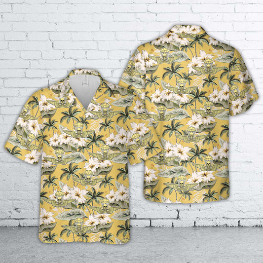 Royal Hungarian Army Parachutist Badge Hawaiian Shirt