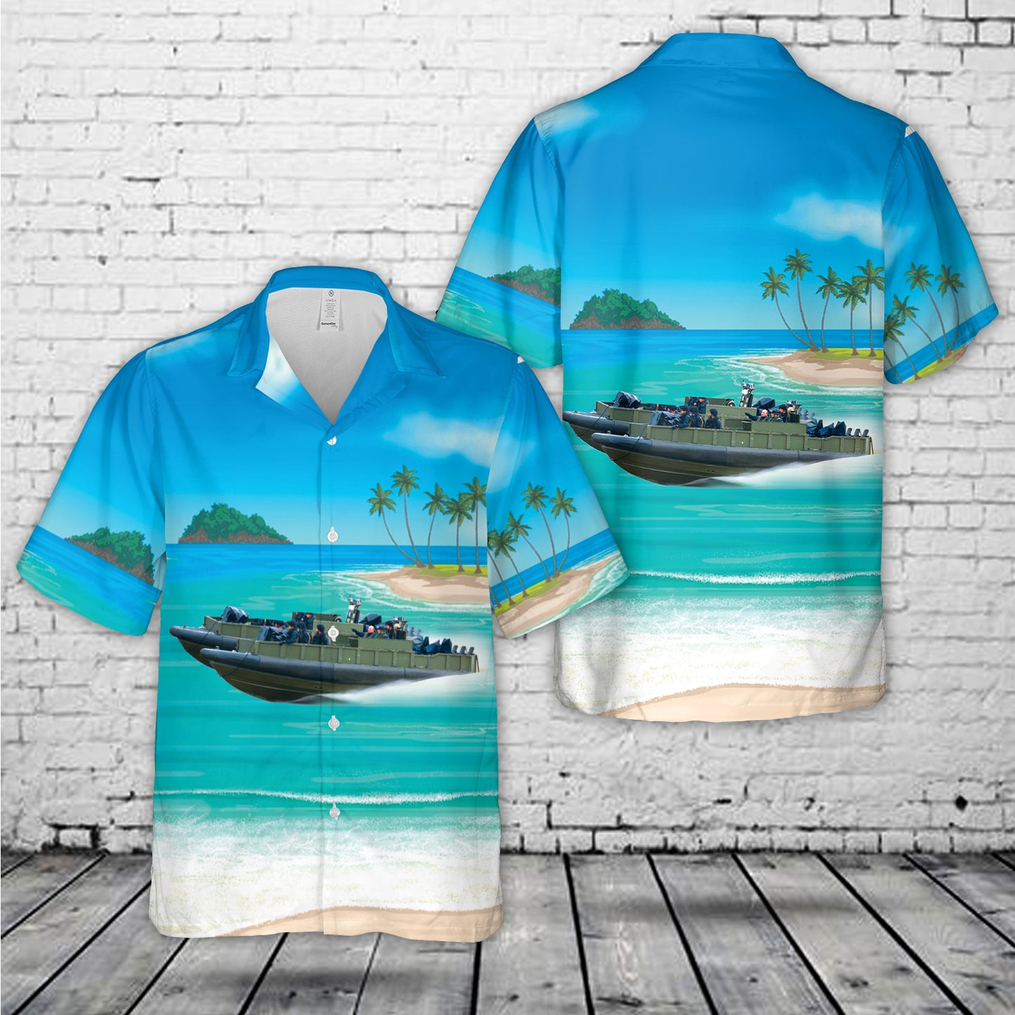 Royal Marines Armoured Raiding Craft Hawaiian Shirt