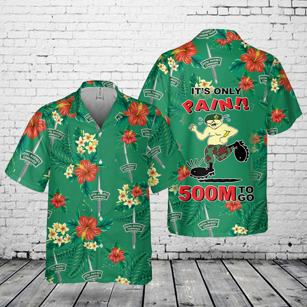 Royal Marines Commando UK Pocket Hawaiian Shirt