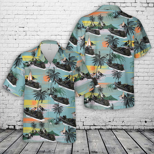 Royal Marines Inflatable Raiding Craft (IRC) Hawaiian Shirt