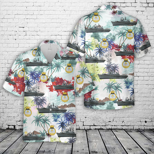 Royal Navy HMS Ark Royal (R07) Hawaiian Shirt