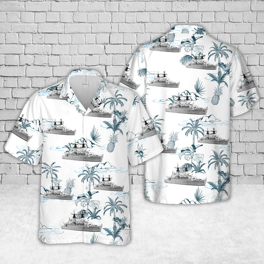 Royal Navy HMS Broadsword (F88) Hawaiian Shirt