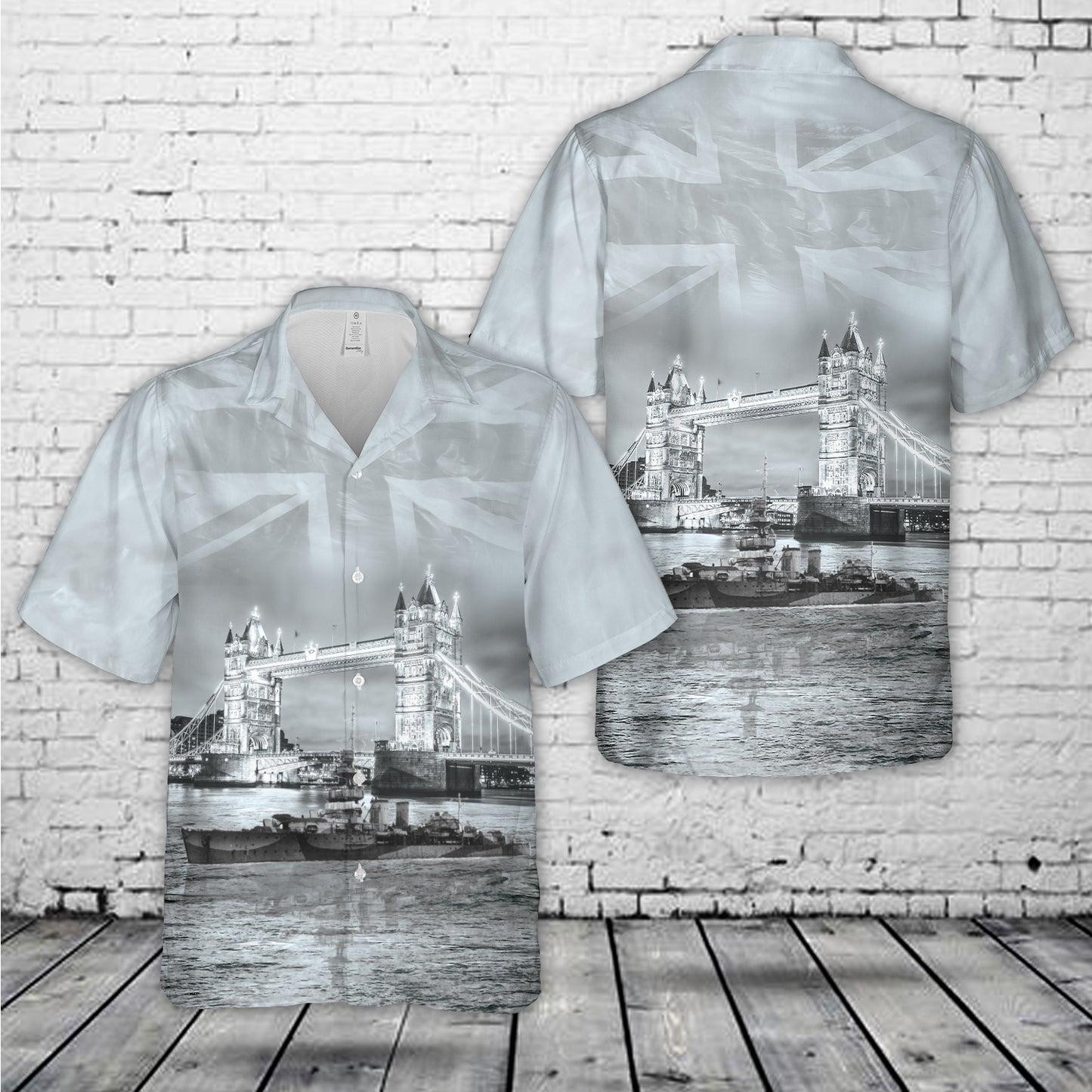 Royal Navy HMS Cardiff (D58) Hawaiian Shirt